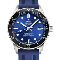 Swiss Military SM34088.08 Diver Quarz Herrenuhr 42mm 20ATM -