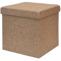 Dune Design Faltbarer Sitzhocker 38cm Fußhocker Polsterhocker 42L Sitzwürfel