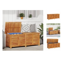 VidaXL Gartenbox mit Lüftungsschlitzen 150x50x56 cm Massivholz Akazie