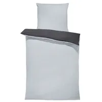 One-home Winter Bettwäsche Doubleface Uni Wende kuschelig flauschig warm