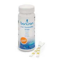 Banisan Teststreifen 50 Stück 5 in 1 für Chlor,