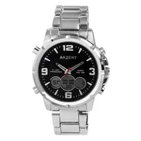 Akzent Herrenuhr mit Edelstahlarmband