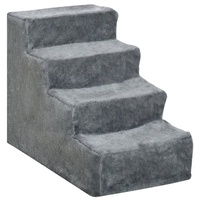 PawHut Haustiertreppe 4-stufig, abnehmbarer Bezug