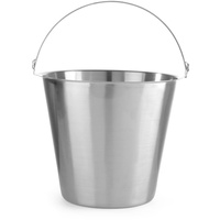 HENDI Eimer, 12L, ø310x(H)300mm, Edelstahl