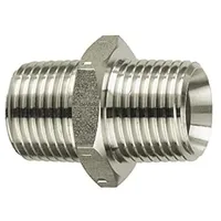 Riegler Doppelgewindenippel, R 3/8 a., R 1 a., SW