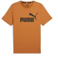 Puma Unisex Ess Logo Tee (S) T-Shirts, Caramel Latte,
