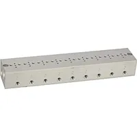 Riegler Reihengrundplatte 9-fach, M5 für Mini-Magnetventile 15 mm