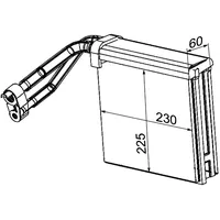 Mahle AE 95 000P Verdampfer Klimaanlage