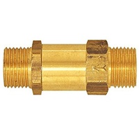 Riegler Rückschlagventil, Durchgangsform, MS, G 1/2 AG, 0,2 -