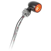 KELLERMANN Atto LED Mini Rücklicht mit Bremslicht schwarz getönt