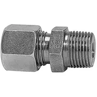 Riegler Gerade Einschraubverschraubung, R 1/8 a., Rohr- Ø6, Stahl