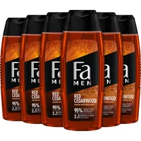 Fa Duschgel Men Red Cedarwood (6x 250ml) 2in1 Formel