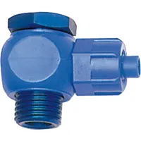 Riegler Winkel-Verschraubung, drehbar, G 1/4, für Schlauch 8/6, POM
