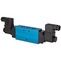 Riegler 5/2-Wegeventil beidseitig elektromagnetisch, bistabil G1/2 24VDC