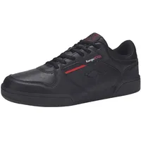 KangaROOS Unisex K-AC Rocky Sneaker, Jet Black/Mono, 41 EU