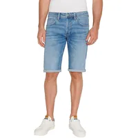 Pepe Jeans Jeansshorts STRAIGHT SHORT mit Stretch blau W