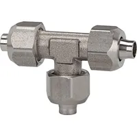 Riegler T-Verbinder, für Schlauch 8/6 mm, SW1 14, SW2