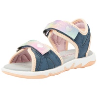 Superfit Pebbles Sandale, Blau Orange 8000, 28 EU Weit