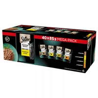 Sheba Delicacy Geflügel Gelee Geschmacksrichtungen - Katzennassfutter 40x85g