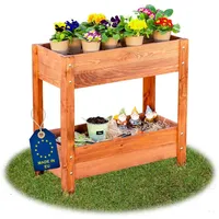 Ita Hochbeet aus Holz 80x37x78 cm - Pflanzkasten mit