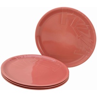 CreaTable 21668 Gourmet Pizzateller Porzellan Ø 32 cm, Rot