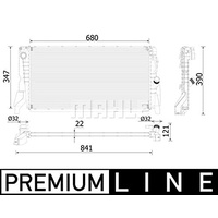 Mahle CR 2318 000P Kühlmittelkühler PREMIUM LINE