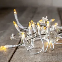 MARELIDA LED Lichterkette Pisello Weihnachtslichterkette 20 warmweiße LED 2,85m