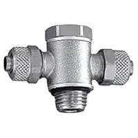 Riegler T-Schwenkverschraubung, O-Ring, G 1/8 a., Schlauch 5/3, MS