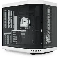 HYTE Y70 Zweikammer ATX Midi Tower Gaming Gehäuse Schwarz/Weiß