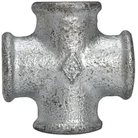 Riegler Kreuzstück 180, 4 x IG, Rp 3/8, schwarzer