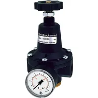 Riegler Druckbegrenzungsventil, inkl. Manometer, G 1/2, 0,5 - 5,5