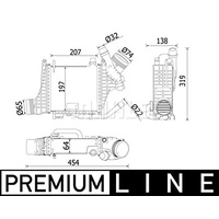 Mahle CI 541 000P Ladeluftkühler