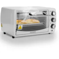 Steinborg Minibackofen 13 Liter, 1200 Watt weiß
