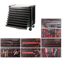Mephisto Pro-Line Werkzeugwagen "Big Black" mit 9 Schubladen inklusive
