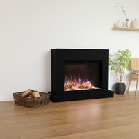 Glow Fire PR4 Elektrokamin Weiß, Standkamin, Elektrischer Standkamin mit