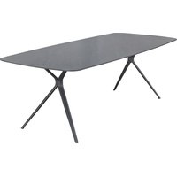 LC Garden Bari Gartentisch 240x100cm Aluminium/Sinterstein Dunkelgrau