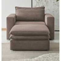 Furn.design Loveseat Sessel Pesaro Cord 176 x 83 x