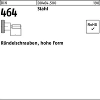 Industrial Quality Supplies DIN 464 Rändelschraube hohe Form VG