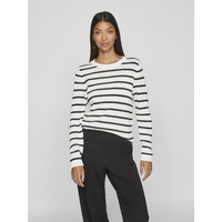 VILA VIDALO O-Neck L/S Stripe Knit TOP- NOOS