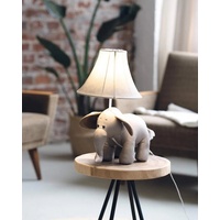 Happy lamps LED-Tischleuchte Bobby der Elefant Stoff Grau