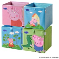 Lifeney meets Peppa Wutz Aufbewahrungsboxen für Kinder 4er Set