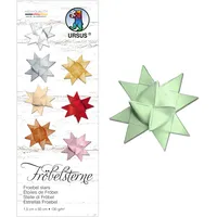 Ursus 3210030 - Papierstreifen für Fröbelsterne, mint, aus Tonzeichenpapier