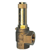 Riegler Eck-Sicherheitsventil, Sattdampf, G 1, Ansprechdruck 0,5 bar