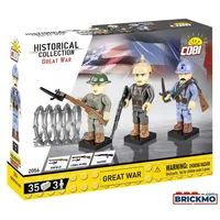 Cobi Historical Collection Great War 3 Figuren, Soldaten Westfront,