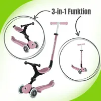 GLOBBER Go-Up Active Lights Eco, Scooter - Beere