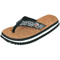 F2 Herren Schuhe Beach Slipper Flip Flops 36/37 Schwarz