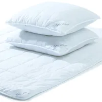 Aqua-Textil Bettdecke, Kopfkissen + Topper Soft Touch Mikrofaser Sommer