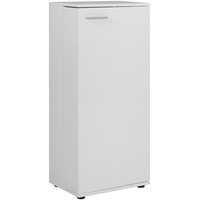MID.YOU Schuhschrank Weiß 4 Fächer 50x110x34 cm stehend, Garderobe,