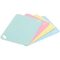 KESPER Flexible Schneidunterlage Set, 4-teilig, 30590 | Farbe: Pastelltöne