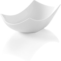 HENDI Platte Vanilla, Hohe Schlag- und Verschleißfestigkeit, Servierschüsseln, Dessertschale,